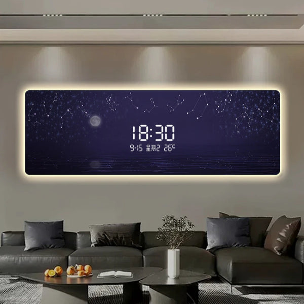 LED Digital Wall Clock- Creative Home Decor-C4CF