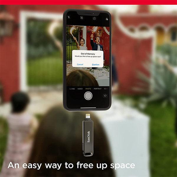 SanDisk 128GB iXpand Flash Drive Luxe for iPhone and USB Type-C Devices - Future Store