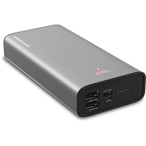 Swiss Military Biendron Power Bank 20000mah Silver - Future Store