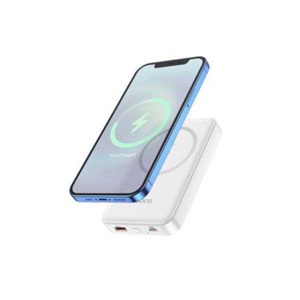 Hoco 10000Mah Mini Magnetic Wireless Power Bank Pd20W - White - Future Store