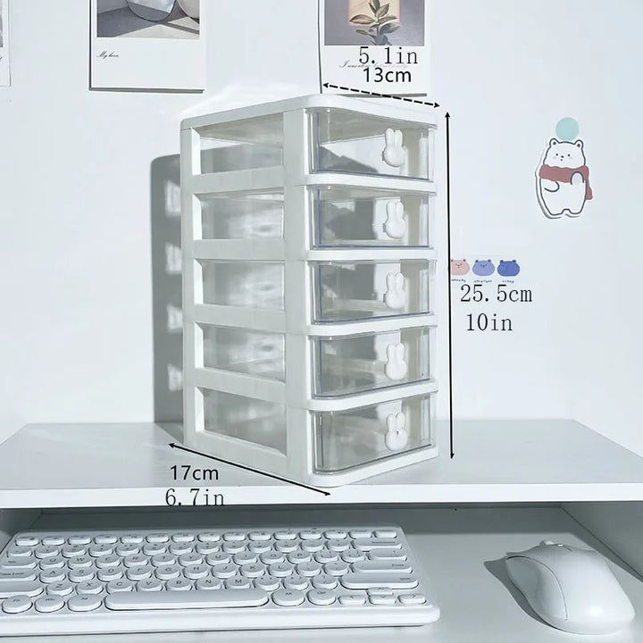 Clear Stacking Drawer Organizer - Multi-Tier PP Storage Box- RZD291 – SOOOQ