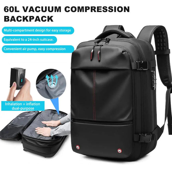 Vacuum Compression Backpack for Outdoor Adventures - S290896