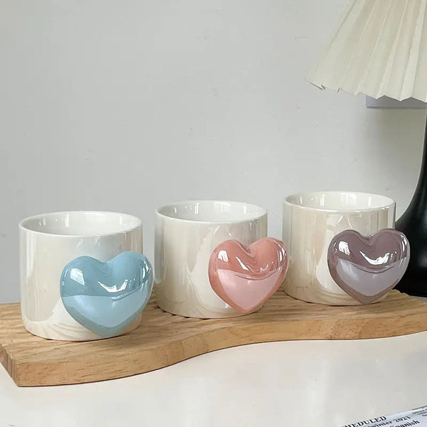 السيراميك على الطراز الأوروبي على شكل القلب - MWN2