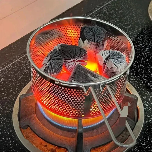 Charcoal Grill Basket Heavy Duty- RZ4U