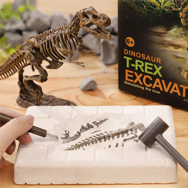 Jurassic World Kids Dinosaur Toy DIY Fossil Archaeology Excavation Kit - RZ4X