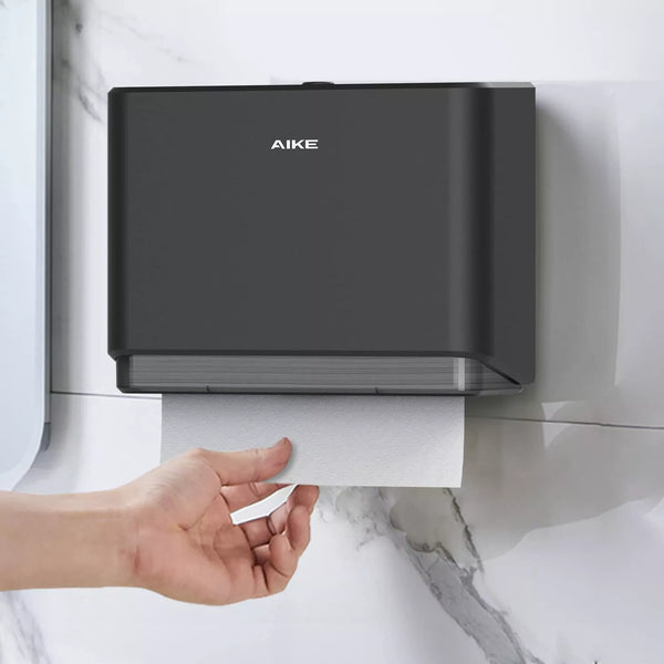 AIKE Paper Towel Holder Wall Mount with Smart Lock Box-TR4Y