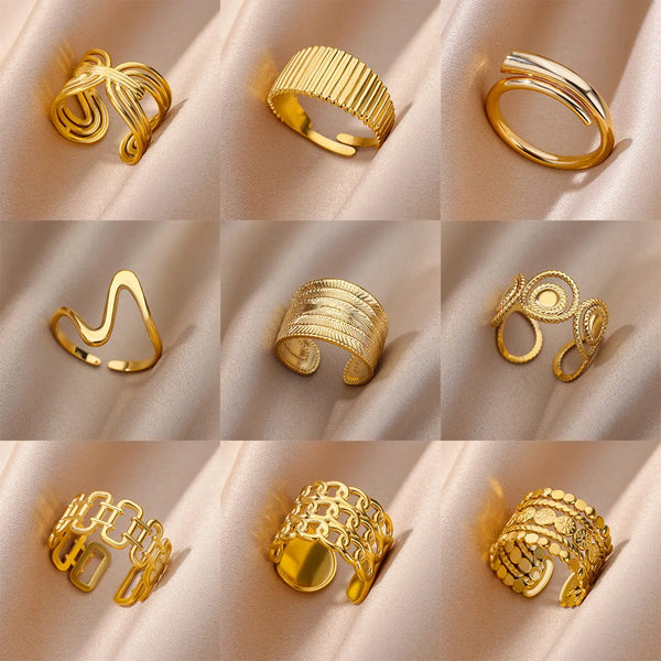 Stainless Steel Rings For Women - F6JB