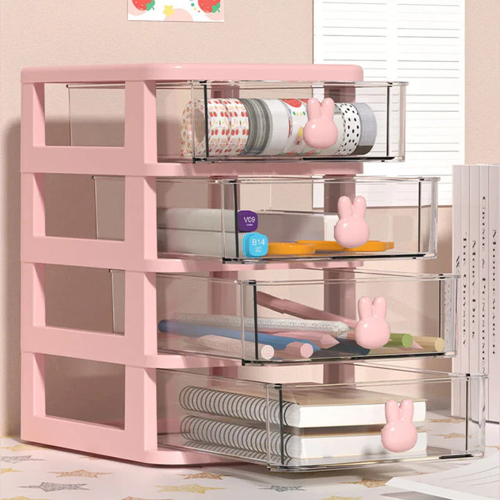 Clear Stacking Drawer Organizer - Multi-Tier PP Storage Box- RZD291 – SOOOQ