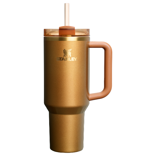 Stanley Quencher H2.0 Flowstate Tumbler(40 Oz)-Special Edition-Copper Tinsel