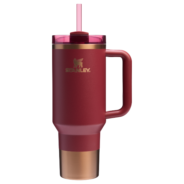 Stanley Quencher H2.0 Flowstate Tumbler 40 Oz-Special Edition-Gilded Pomegranate