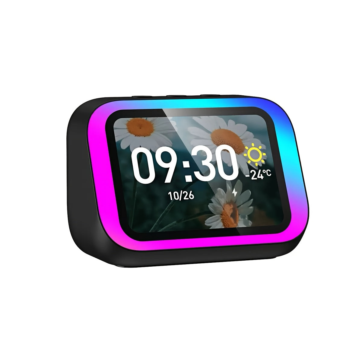 1 AI Smart Speaker, Smart Alarm Clock with Wireless Speaker And Dynamic ...