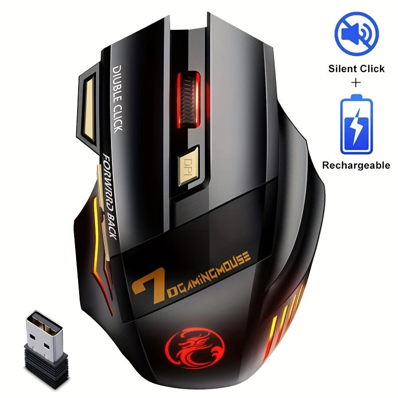 ELFO LARANJA GW-X7 Wireless Gaming Mouse - A3MK – SOOOQ