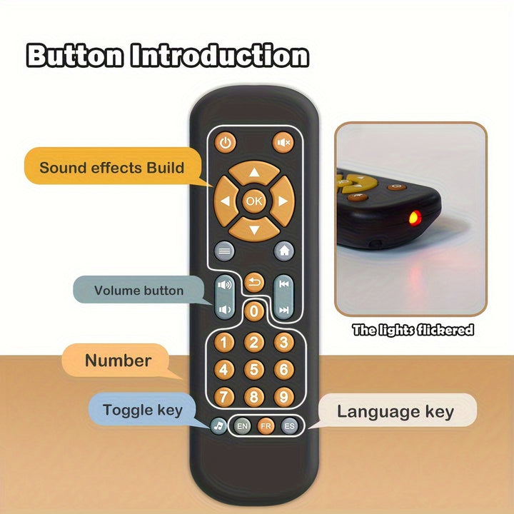 Toy Television Remote Control / Boy Girl Button Phone Remote Control ...
