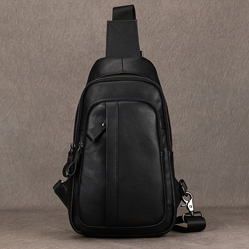 Mens Leather Chest Bag ⋆ SOOOQ https://soooq.com/