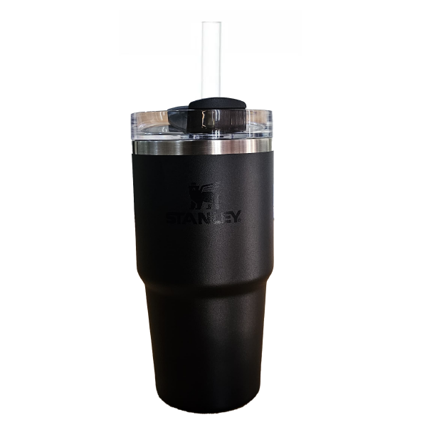 Stanley Quencher H2.0 Flow State Tumbler 20 Oz 591 Ml - Black 2.0 (Asian Variant)