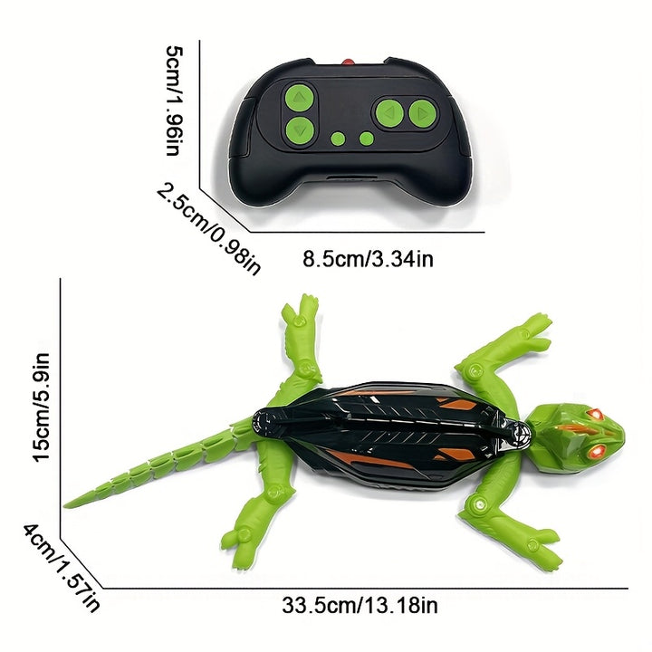 Rechargeable Remote Control Robot with Wall-Climbing Lizard Design ...