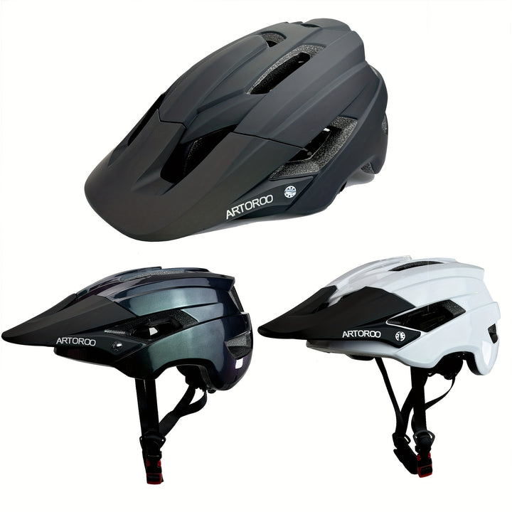 arcus mountain bike helmets ARTOROO Adult Mountain Bike Helmet with Goggles