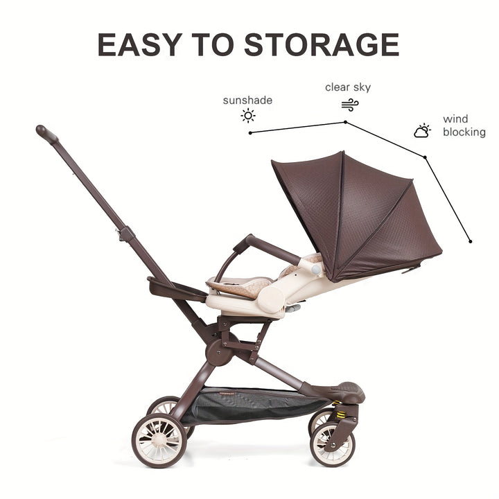 Baobaohao V22 Coffee Stroller-AML101360