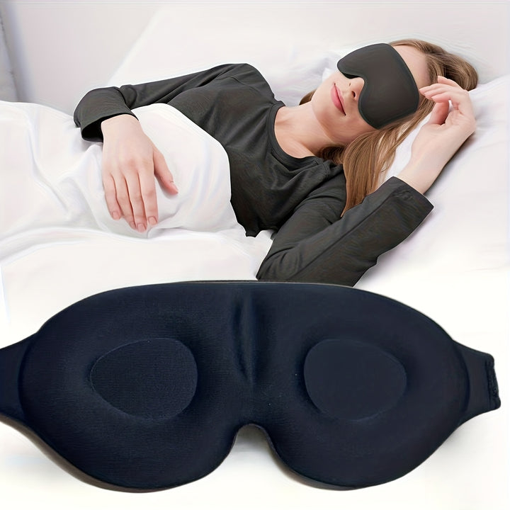 A 3D Sleep Mask That Completely Blocks Light And Noise, Featuring ...