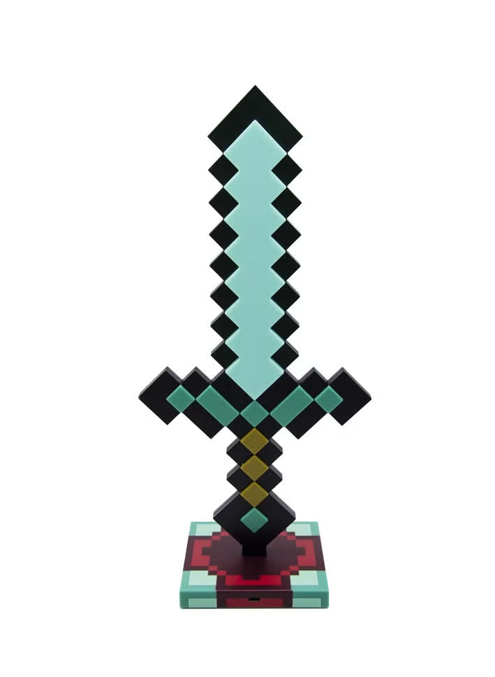 Minecraft LED Sword Lamp - Diamond Sword Night Light, 16 Color Changin ...