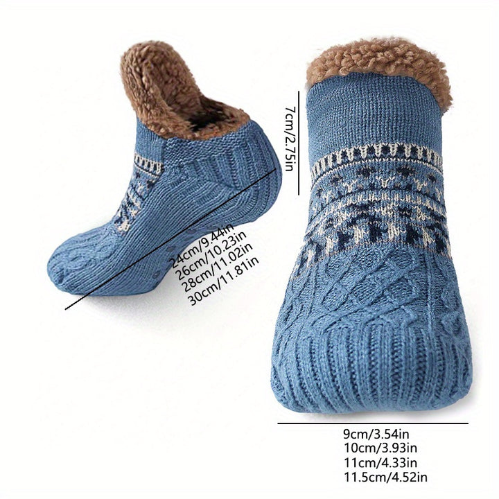 NSSherpa Cozy Knit Bed Slippers-AML10581