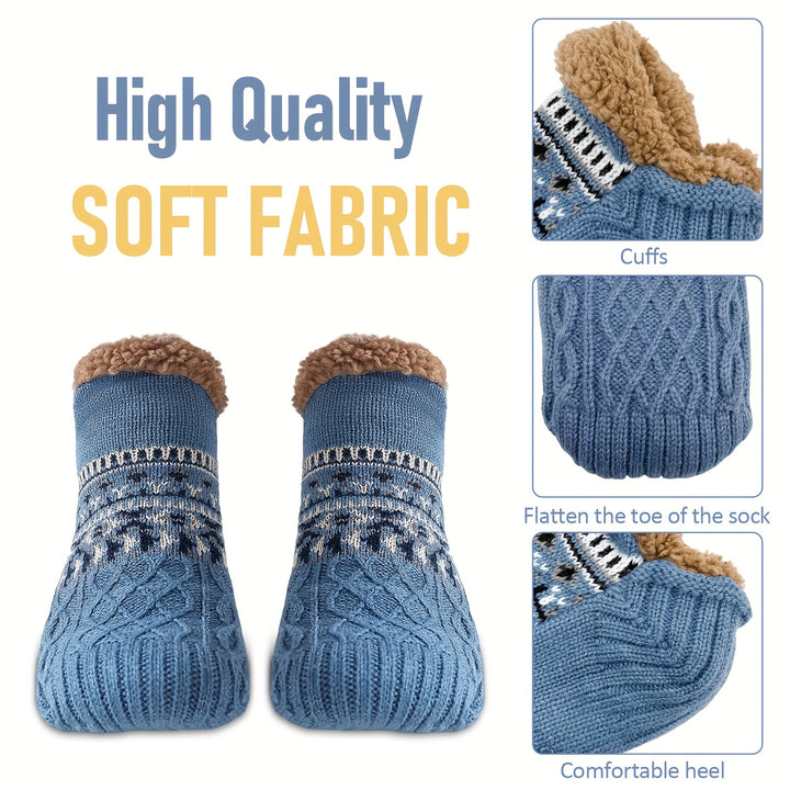 NSSherpa Cozy Knit Bed Slippers-AML10581