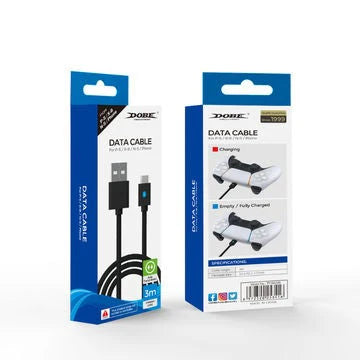 Dobe PlayStation 5 Charging Cable 3m - Black