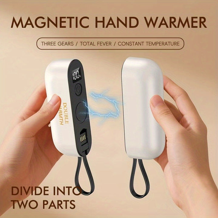 Rechargeable Magnetic Hand Warmer Set-AML10170