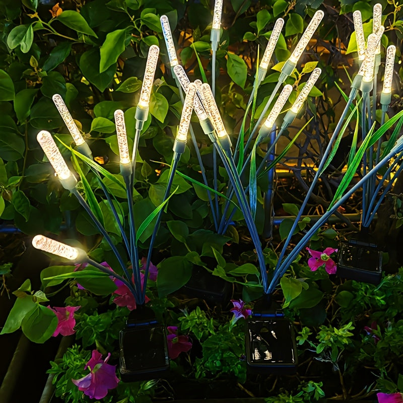 2pcs Solar Garden Light, Outdoor Fairy Lights, IP65 LED Solar Garden ...