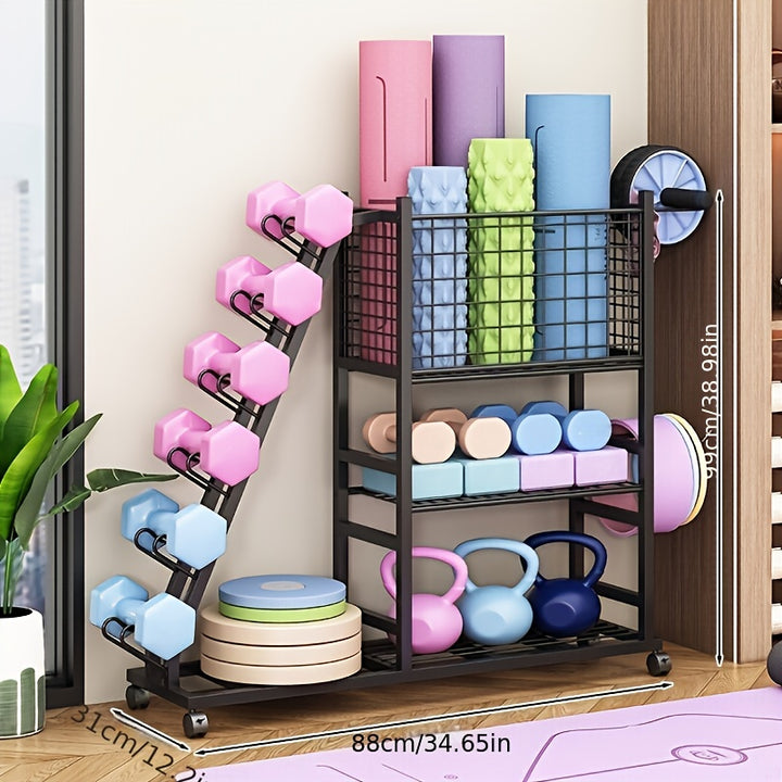 HeavyDuty Mobile Home Gym Organizer NJ7731