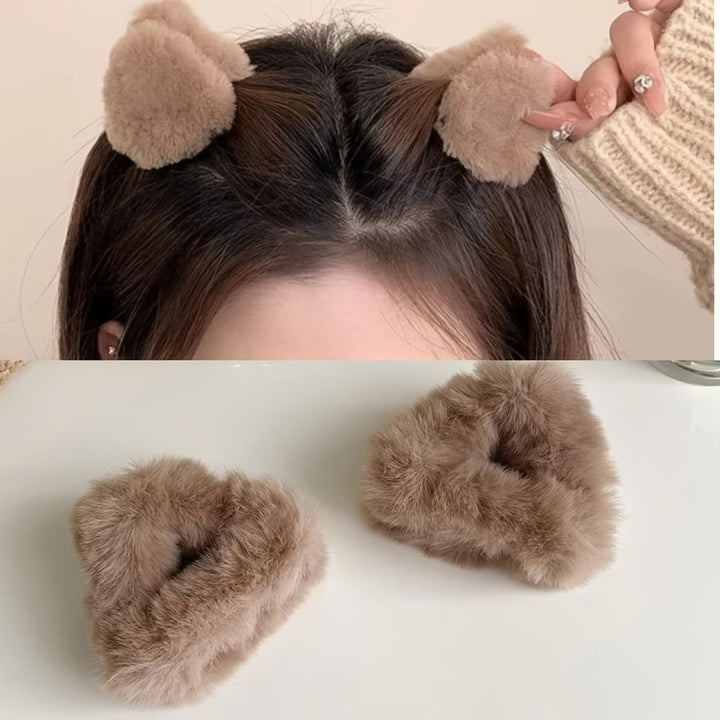 Cute Cat Ear Hair Clips 2pc Set-AML10178