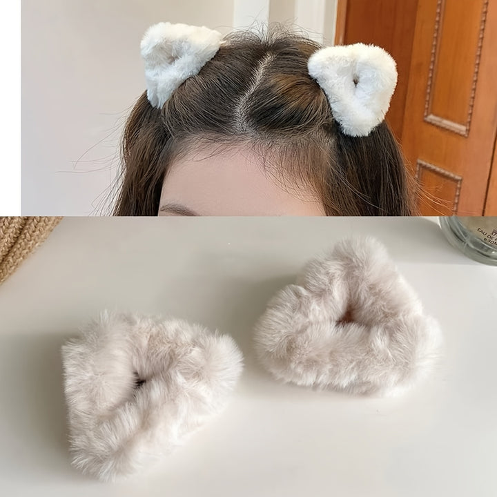 Cute Cat Ear Hair Clips 2pc Set-AML10178