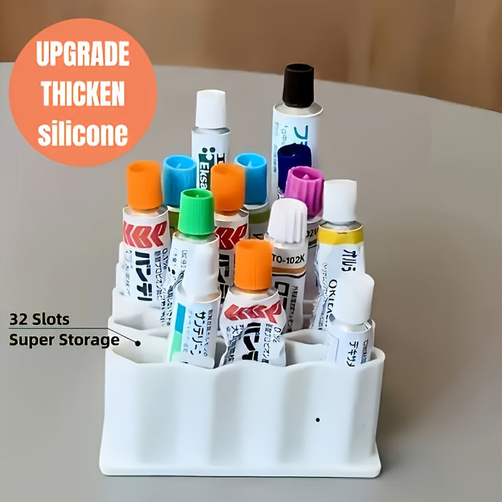 XL 32Item MultiFunctional Wave Desk Organizer-AML1011001