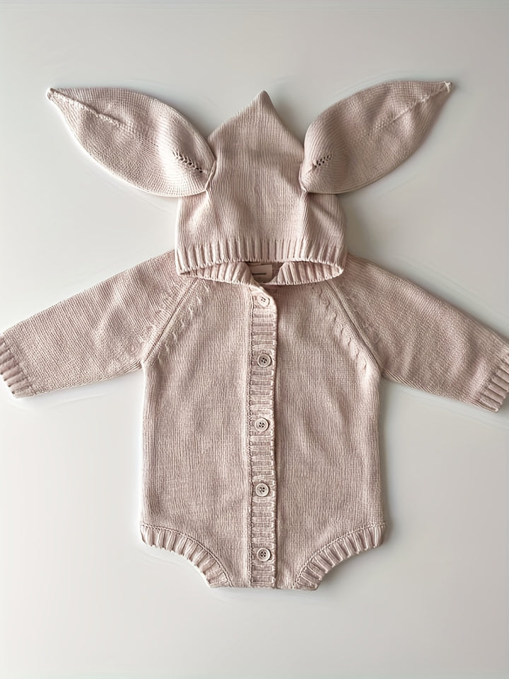 INS Style Rabbit Knit Jumpsuit SpringAutumn Babywear-AML10174