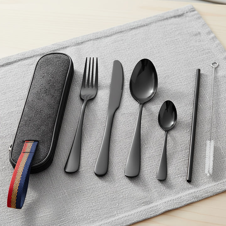 Portable Utensil Set 6pc  Bag-AML101418