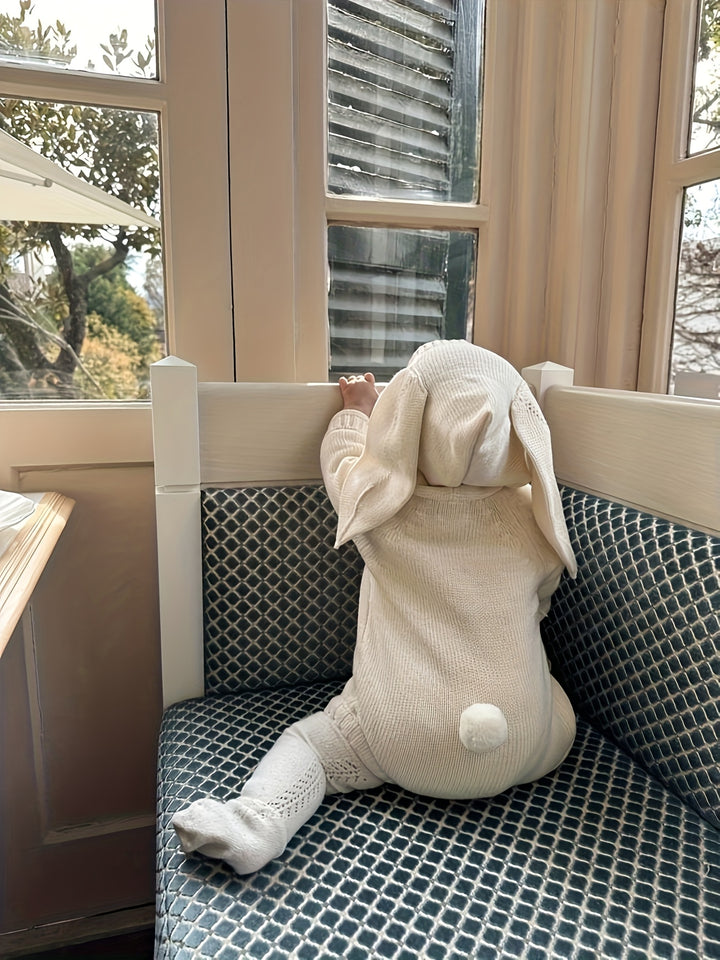 INS Style Rabbit Knit Jumpsuit SpringAutumn Babywear-AML10174