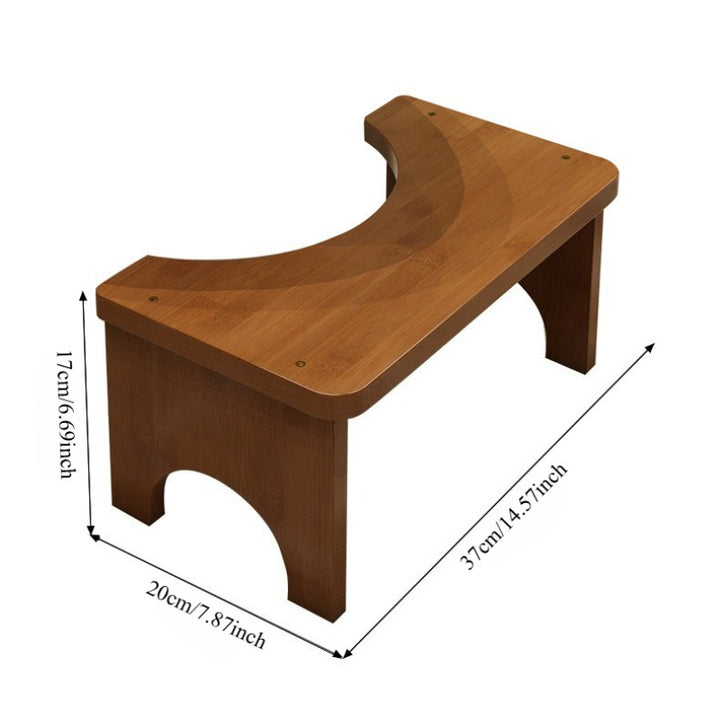 Heavy-Duty Toilet Footrest Stool with Non-Slip Base - SA02