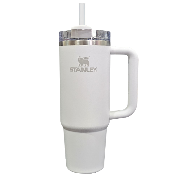 Stanley Quencher H2.0 Flow State Tumbler 30 Oz - Frost White (Asian Variant)