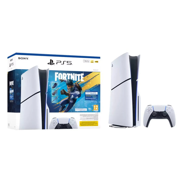 Sony PlayStation 5 Slim Console Disk Fortnite Flowering Chaos Voucher Bundle