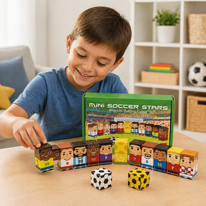 Mini Soccer Magnetic BlocksAMLMSMB