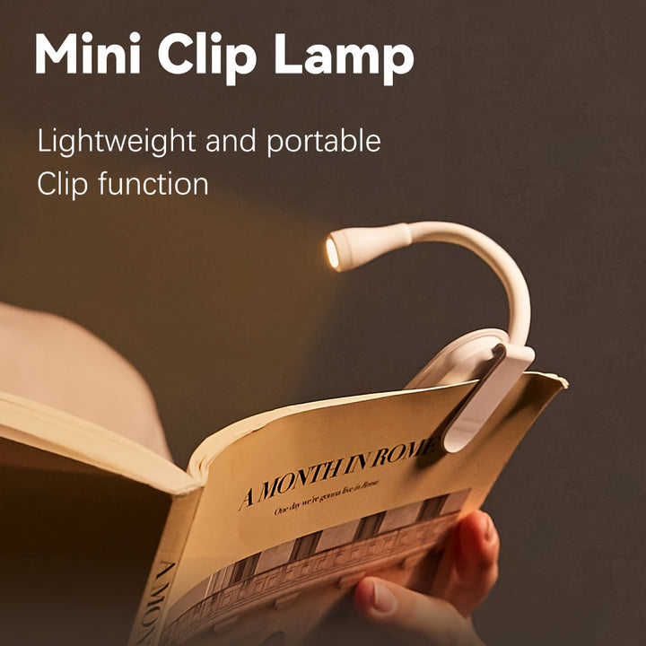 2024 New Mini Portable Small Desk Lights TypeC USB Charging 3 Light Color Adjustable Brightness 360 Foldable LED Soft Light Reading Night Lamp For Creative Gifts Study Bedroom Bedside Lamp