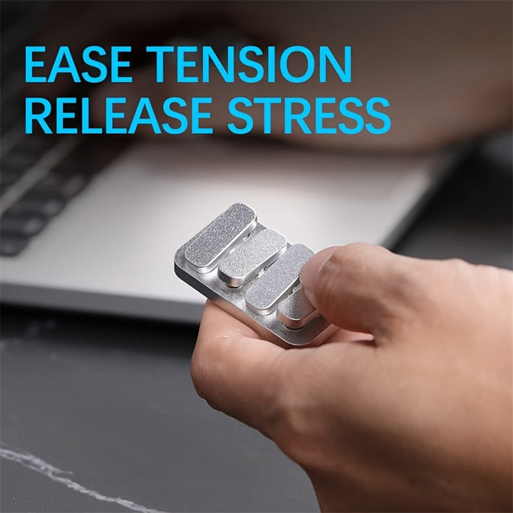 Metal Fidget Slider Fidget Clicker Haptic Slider Fidget Toys Adults