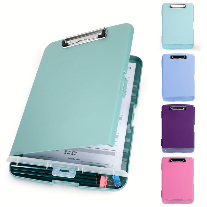 Plastic Clipboard with Storage  Pen Holder  A4 SizeVFAJ