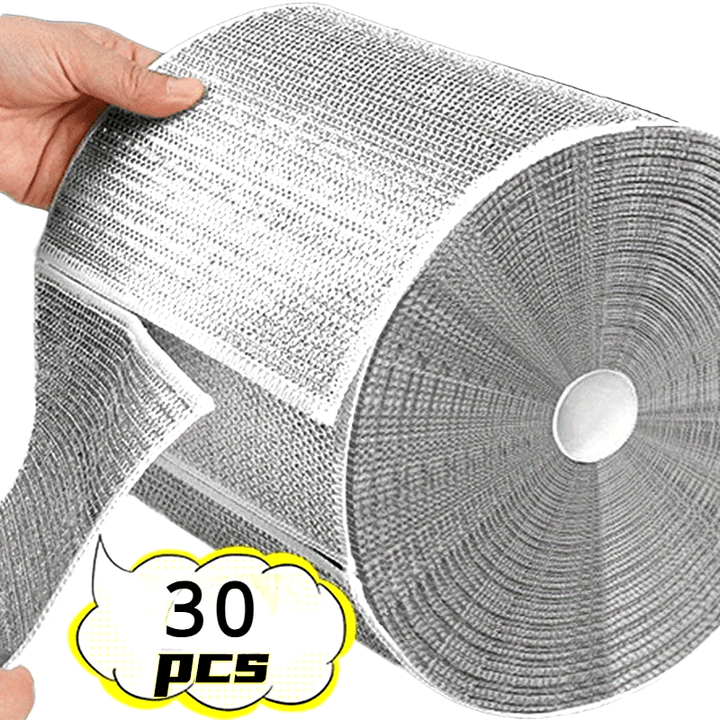 2030pcs UltraFine Microfiber Steel Wool Soap Pads  DoubleSided Kitchen Scrubbers for Dishes  Cookware