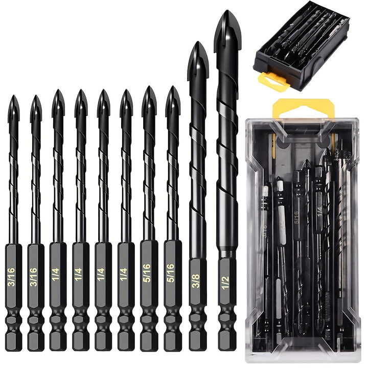 10pcs 31612 Concrete Drill Bit Set for Masonry  TJRD295