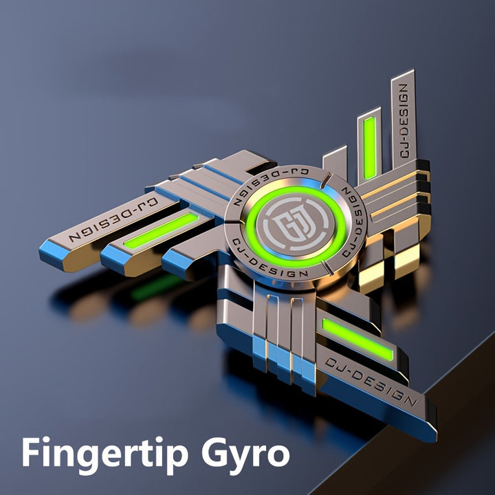 Original DesignFingertip Spinner  Finger Stress Relief Toy  Stress Relief  SingleHanded Entertainment  Full Metal Material  Longlasting Spin  Stainless Steel Bearings Gift Item