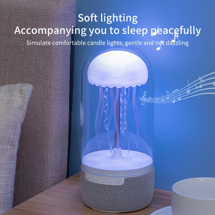  Colorful Light Jellyfish Ambient Speaker  IBH0