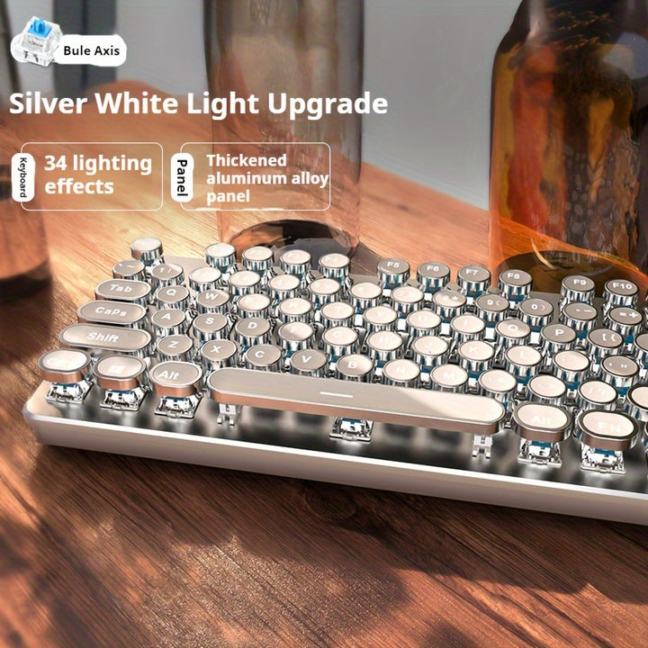 Retro Punk Mechanical Gaming Keyboard  DU3Y