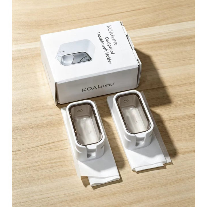 WallMounted Dustproof Toothbrush Holder