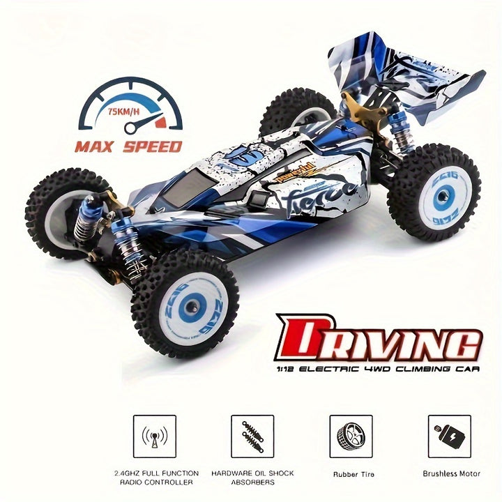 75KMH Remote Control Racing Car 4WD Remote Control Car Professional Racing Brushless Electric High Speed OffRoad Drift Remote Control Toy Christmas Halloween Gift Easter Gift